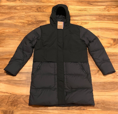 Patagonia Women's Silent Down Hybrid Parka - Black - Large - New