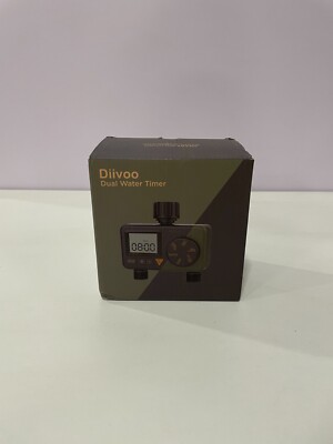 Diivoo Bluetooth Drip Irrigation Water Timer Garden Hose Faucet Timer 2 Zone