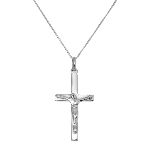 Heavy 925 Sterling Silver Crucifix 