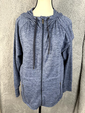 Athleta Hoodie Sweater Women Small Blue Streetwear Activewear Athleisure Sporty