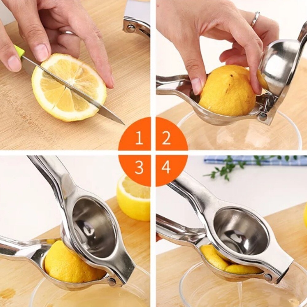 Stainless Steel Manual Hand Press Lemon Squeezer Fruit Orange