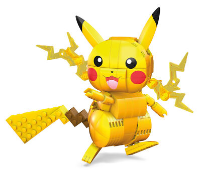 Mattel Mega Construx Pokemon Pikachu Bausteine-Figur (GMD31) Neu und OVP