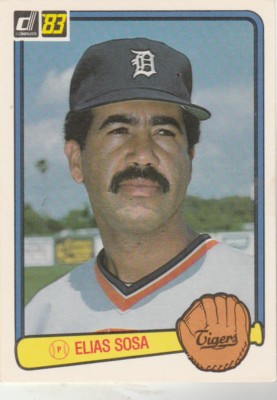 FREE SHIPPING-MINT-1983 Donruss #259 Elias Sosa TIGERS