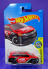 2017 Hot Wheels HONDA ODYSSEY in RED (NGK) - HW SPEED GRAPHICS 2/10 Long Card.