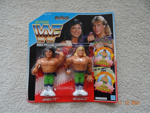 WWF WWE Hasbro The Rockers Tag Team-MOC-NEW-NEW...