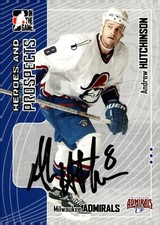 Andrew Hutchinson - Signed 2005-06 In The Game Heroes And Prospects Card #68