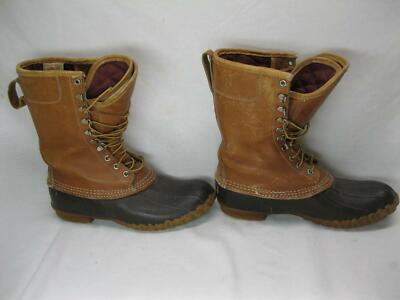 Vintage LL Bean Duck Maine Hunting Shoe Boots USA Mens Size  display picture 2