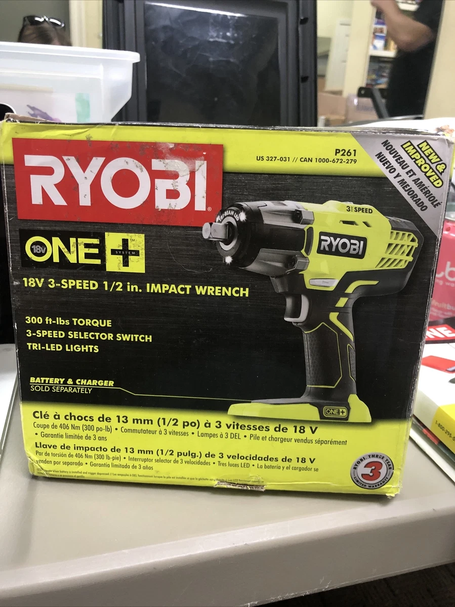 Ryobi p261 impact wrench outlet