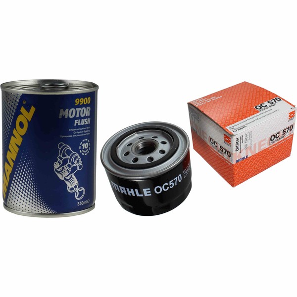 Original Mahle / Knecht ÖLfilter OC 570 + SCT Motor Flush MotorspüLung-image