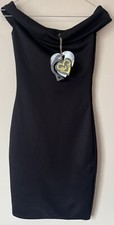 BNWT Club L black dress size 8 Bodycon off the shoulder party summer holiday