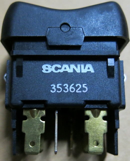 Scania Interior Light Switch (6 contacts 2 Steps) 353625 or 4649 eBay