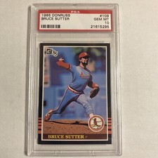 1985 Donruss Bruce Sutter PSA 10 T