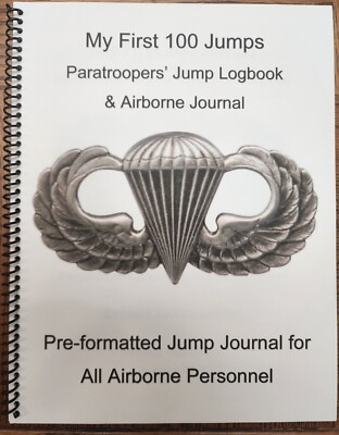 #ad My First 100 Jumps an Airborne Journal and Jump Logbook 82nd ABN Ranger 🇺🇲 $18.99