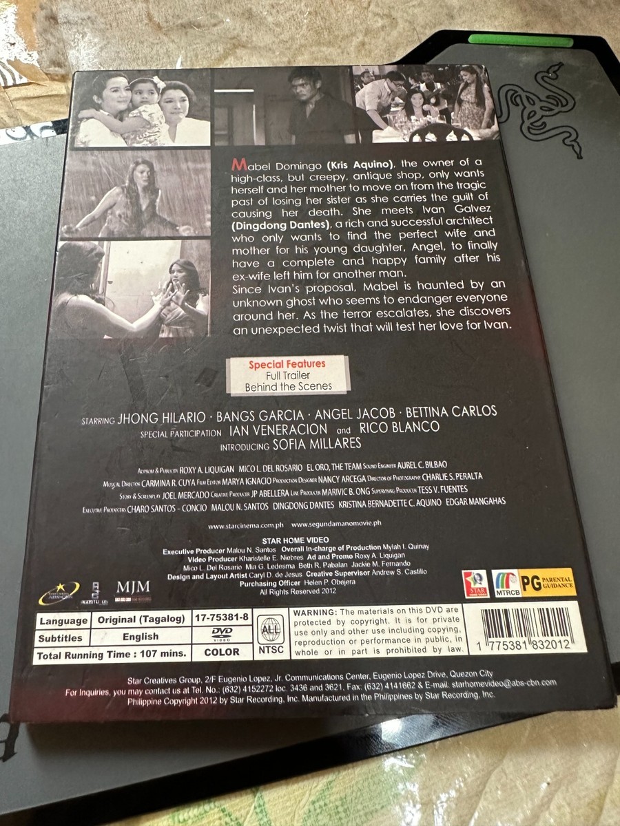 Segunda Mano Second Hand DVD 2011 Joyce Bernal Kris Aquino