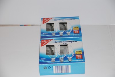 Kerzenlampen E 14, 5 Stück, 25 Watt, von gut & günstig
