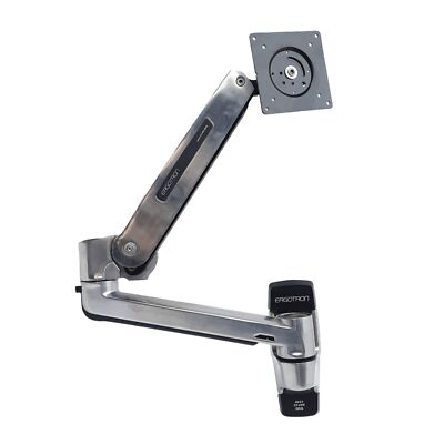 Ergotron 45-353-026 Monitor Arm, Wall Mount, 42in Screen Size, VESA MIS-D