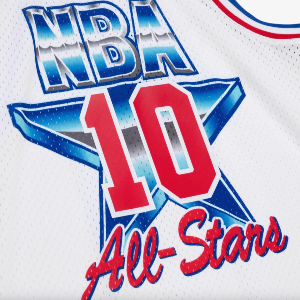 100% Authentic Dennis Rodman Chicago Bulls All Star Game ASG Swingman Jersey - Image 3 of 4
