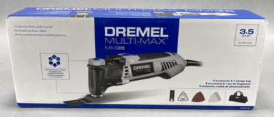 Dremel MM35-01: 3.5 Amp Variable-Speed Corded Oscillating Multi-Tool Kit (NEW)