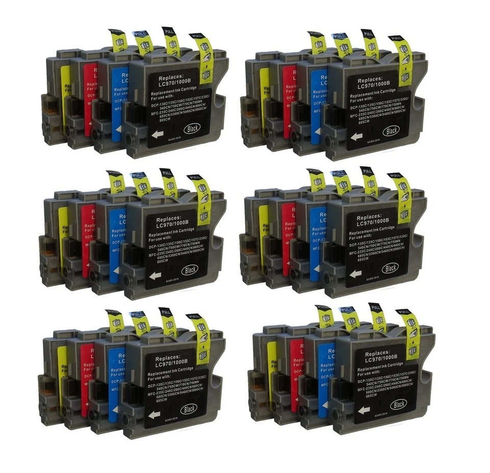 MARKENLOS 24 Druckerpatronen kompatibel mit Brother MFC240C, MFC440CN MFC5460CN DCP540CN