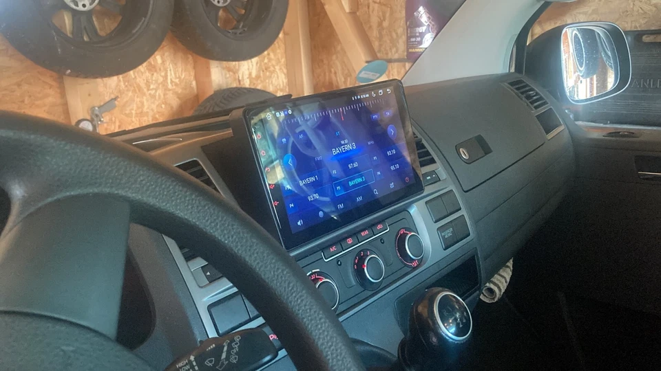 RADIO 2 DIN ANDROID PER VOLKSWAGEN T5 MULTIVAN TRANSPORTER RDS GPS CAMERA WI-FI - Immagine 4 di 4