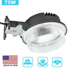 LED Yard Light 75W 8400LM Dusk to Dawn Photocell Outdoor Security Area Light