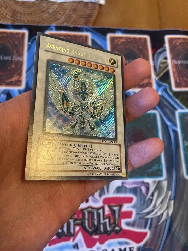 Avenging Knight Parshath TDGS-EN000 The Duelist Genesis 1st Edition NM YUGIOH - Image 3 of 4