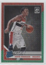 2019-20 Donruss Optic Rated Rookie Choice Red & Green Prizm Justin Robinson 0pl9