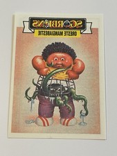 1990 Sgorbions Holidays Transfer Page Cage / Tommy Ache Garbage Pail Kids Italy