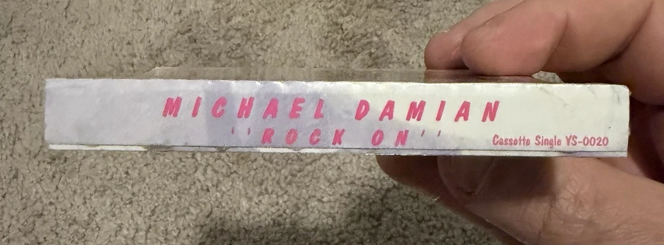 Michael Damian - Rock On - 1989 - A&M - Sealed Cassette Single - Image 4 of 4