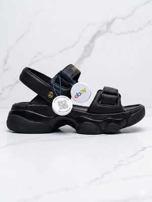 Air Jordan Deja Sandal 'Black Metallic Gold' - New w/ eBay Authenticity - 7 WMNS