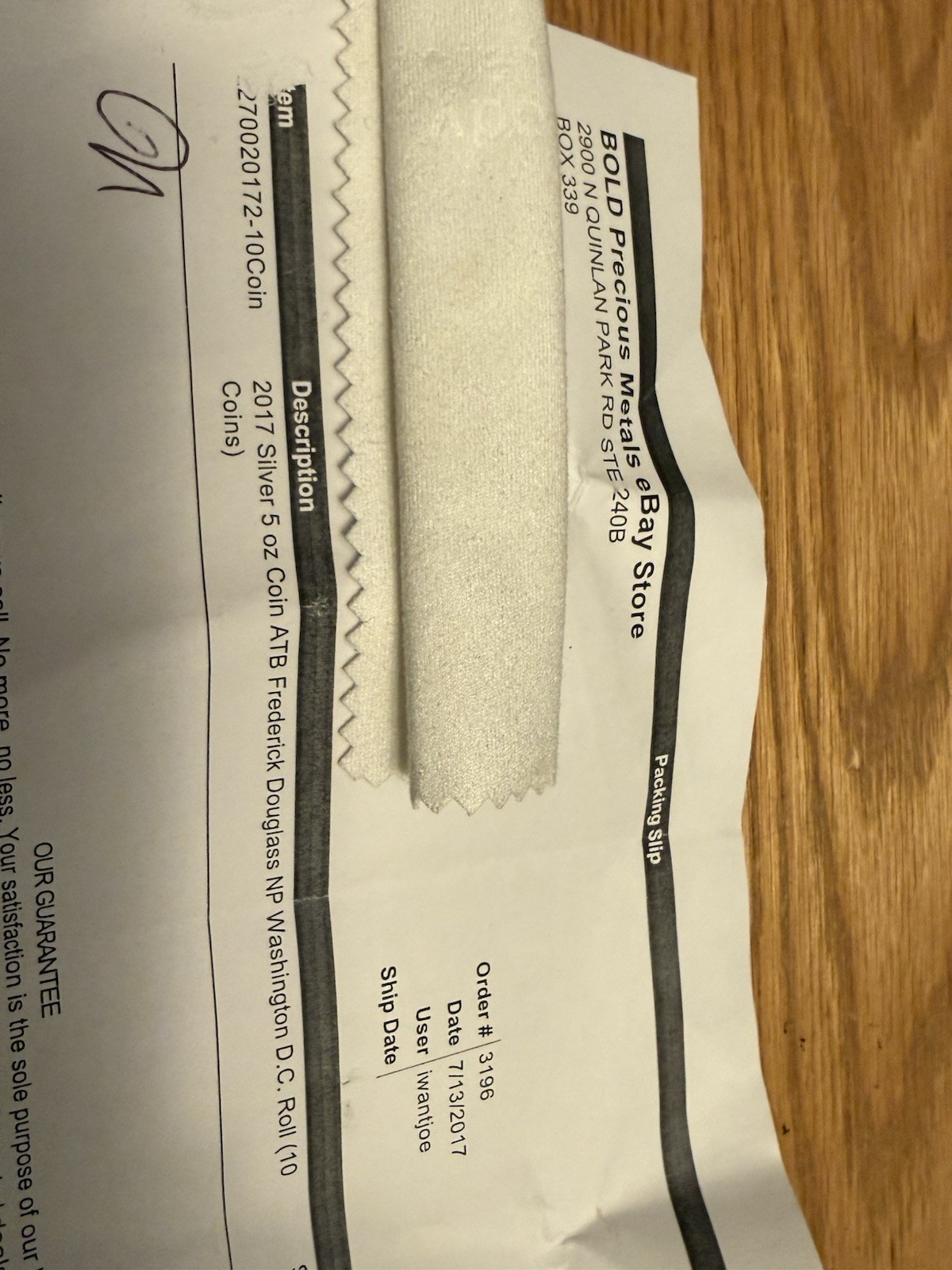 2017 ATB 5 oz Silver Coin Frederick Douglass National Historic Site Uncirculated