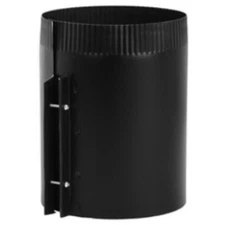 Imperial Manufacturing Group. 6-616 6 Inch 24-ga Snap-Lock Black Stovepipe Dr...