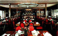 Essex, Connecticut - Dine at the Upper Deck of the Steamboat Dock - c1950