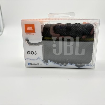 JBL Go 3 Portable Waterproof Bluetooth Speaker (Black) BRAND NEW!!