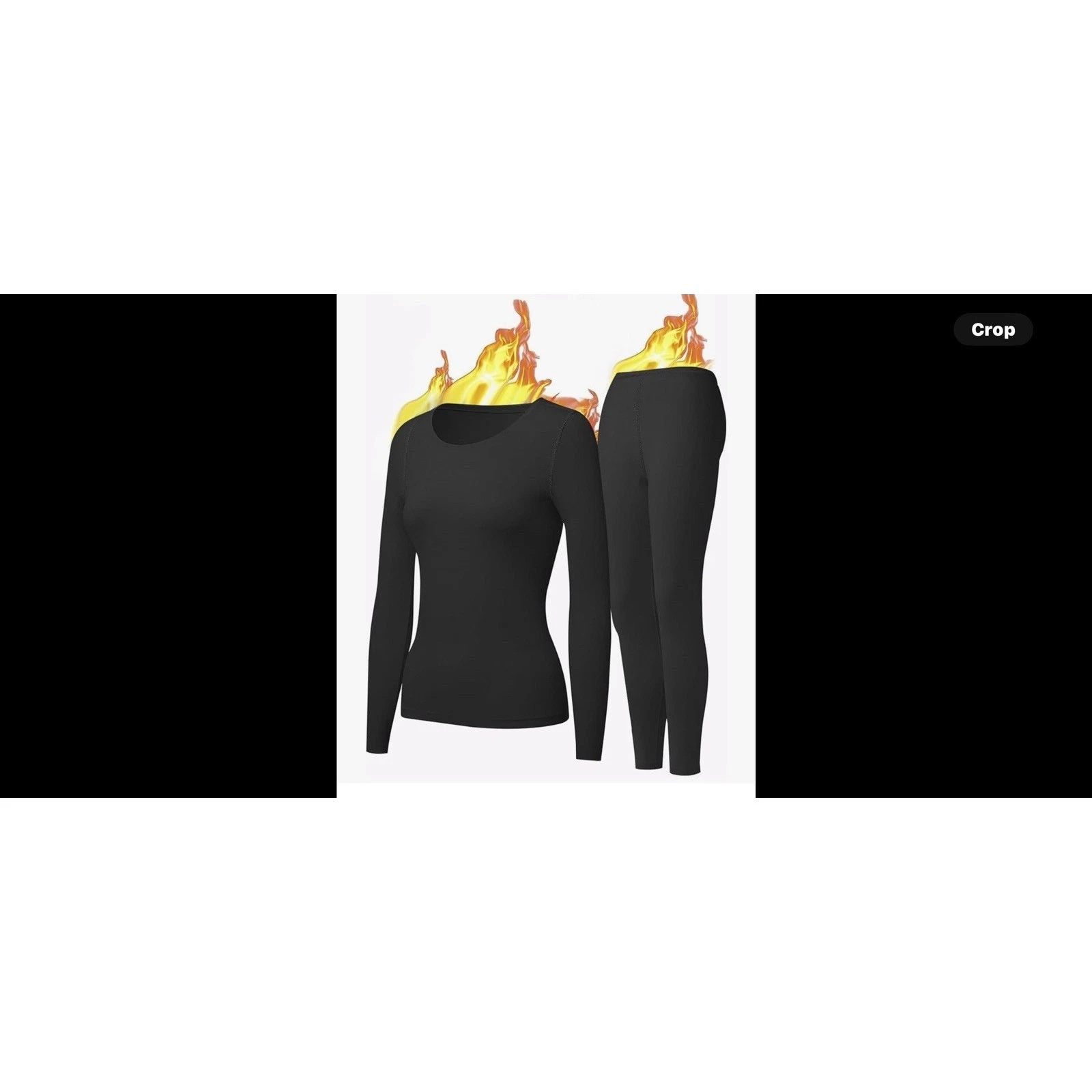 UNIQUEBELLA Wommen Thermal Long Johns Base Layer Bottom Top Warm Underwear Set