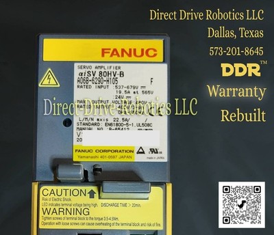 **12mo Warranty**Same Day Shipping Avail.**REBUILT** Fanuc A06B-6290-H105