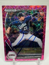 2021 Panini Prizm Draft Picks Baseball SIGNED RC Dominic Hamel PDP-81 Pink Velo