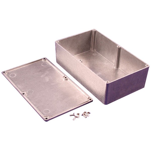 Hammond Diecast Enclosure Natural (200.2 x 120 x 64mm)