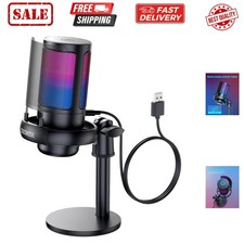 Gaming Microphone for PC: USB Mic for Podcasts Videos Streaming - Condenser...