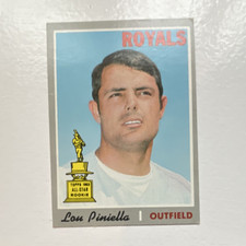 Topps 1970 Lou Piniella #321 Kansas City Royals Rookie Baseball Card. rookie card picture