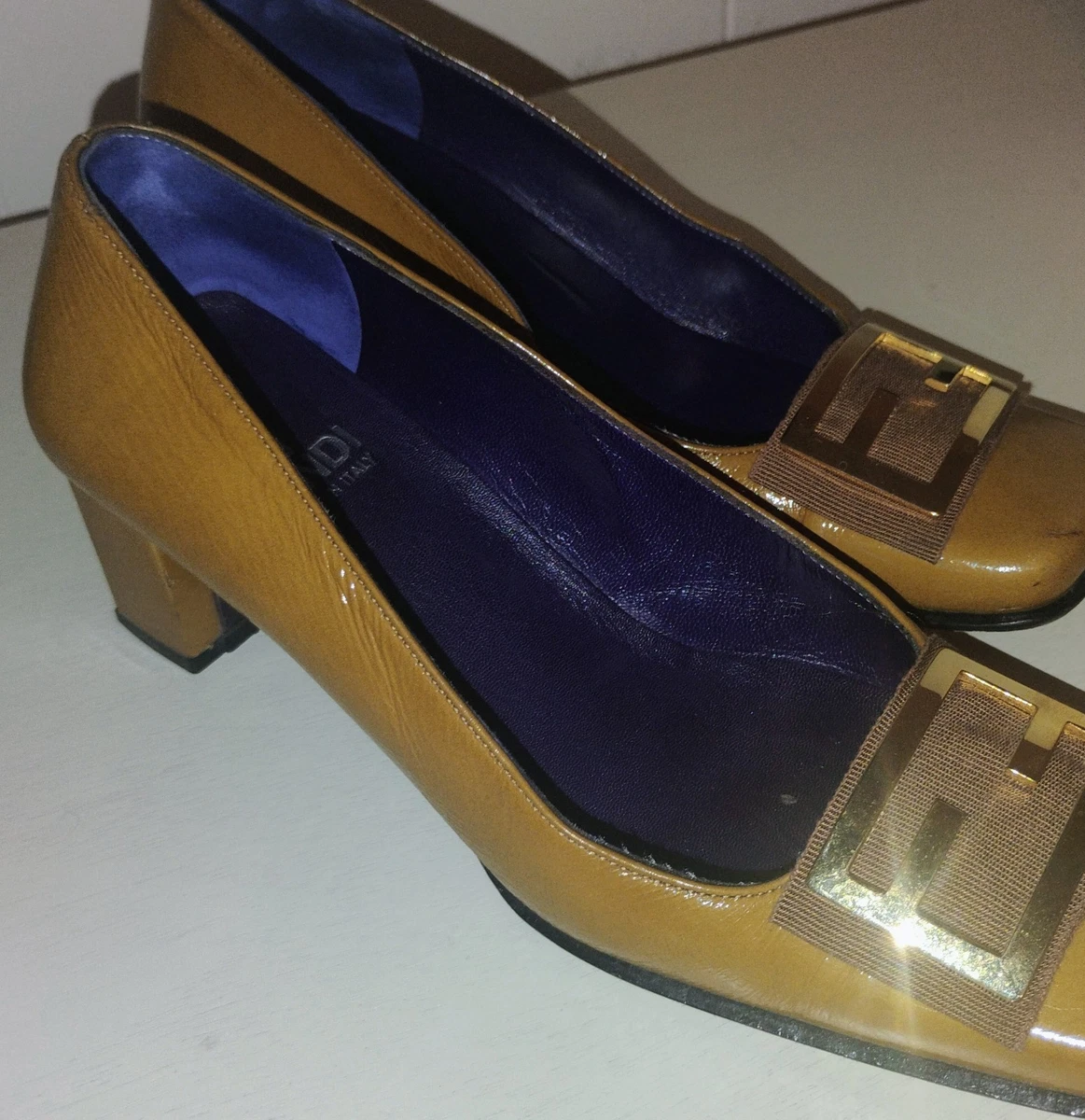 Fendi Gold Shoes for Women for sale | eBay