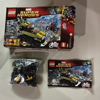 All Pieces Counted - LEGO Marvel Super Heroes Captain America vs. Hydra (76017)