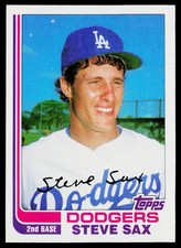 1982 Topps Traded SET-BREAK #103T Steve Sax EX or Better, (HUCK'S)