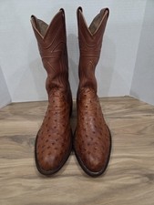 Tecovas The Wyatt 10 D Pecan Full Quill Ostri...