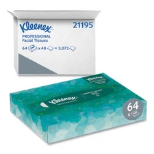 Kleenex 21195 2-Ply Facial Tissue Junior Pack (80/Ct) New