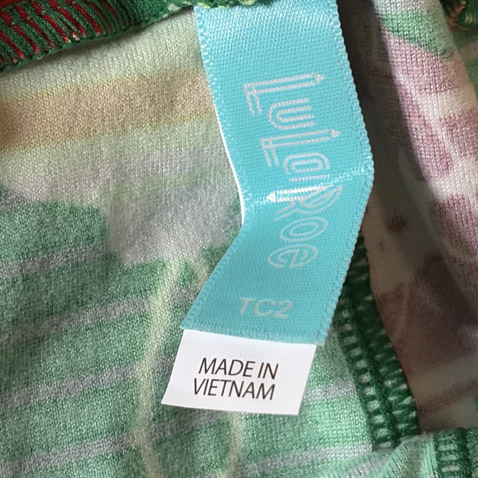 Nuevo LuLaRoe Adornos de Navidad con Leggings de Papá Noel Talla TC2 (20-26) NUEVO SIN ETIQUETAS Foto 3 de 4