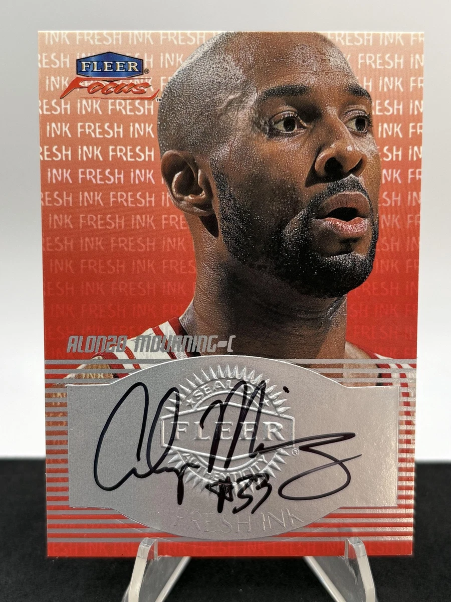 Alonzo Mourning Basketball Autographed Sports Trading Cards