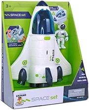 Space Toys for Kids 3 4 5 6 7 8, Space Shuttle with Rocket Ship Toys