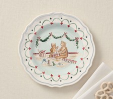 Pottery Barn holiday Christmas Riley party school Disney kid dinner Plate gift