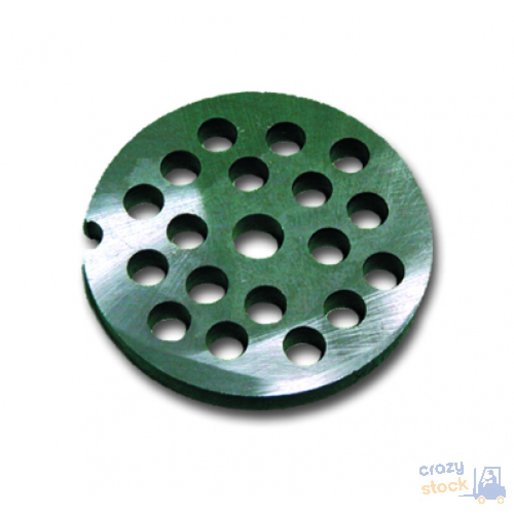 Piastra Reber N.8 Fori 10mm per Salsiccia e Macinato Grosso - Acciaio
